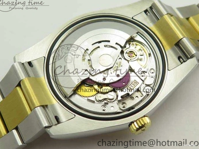 Oyster Fluted V2 Datejust 116234 Bracelet On 1:1 Best DJF 36mm Edition Black YG SS SA3135 Dial Com 0101